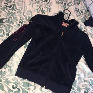 Juicy Couture navy hoodie size S